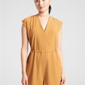 Athleta Marlow Tuscan Gold Romper S